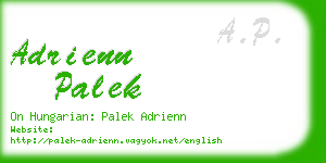 adrienn palek business card